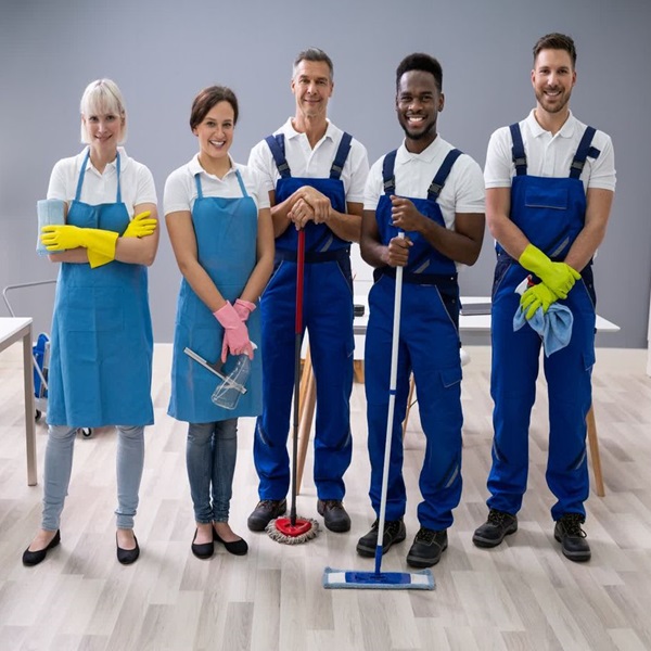 Clean industrial or warehouse environment