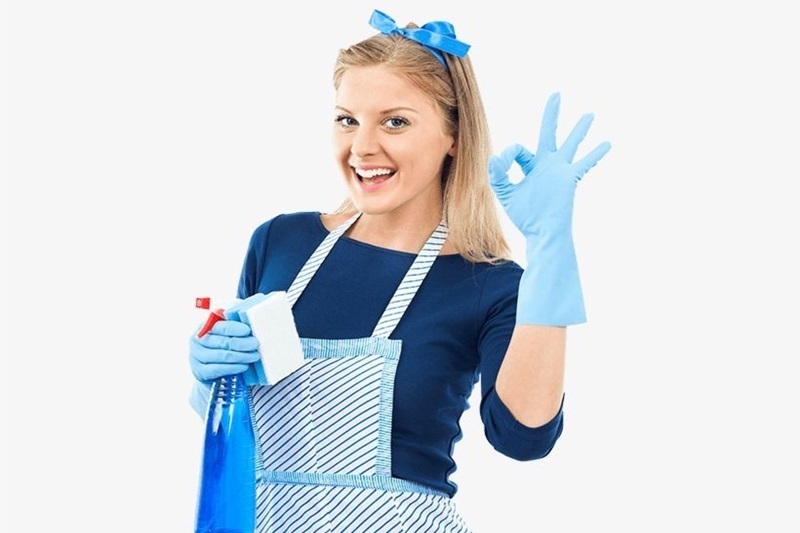 Minimal office interior with natural light