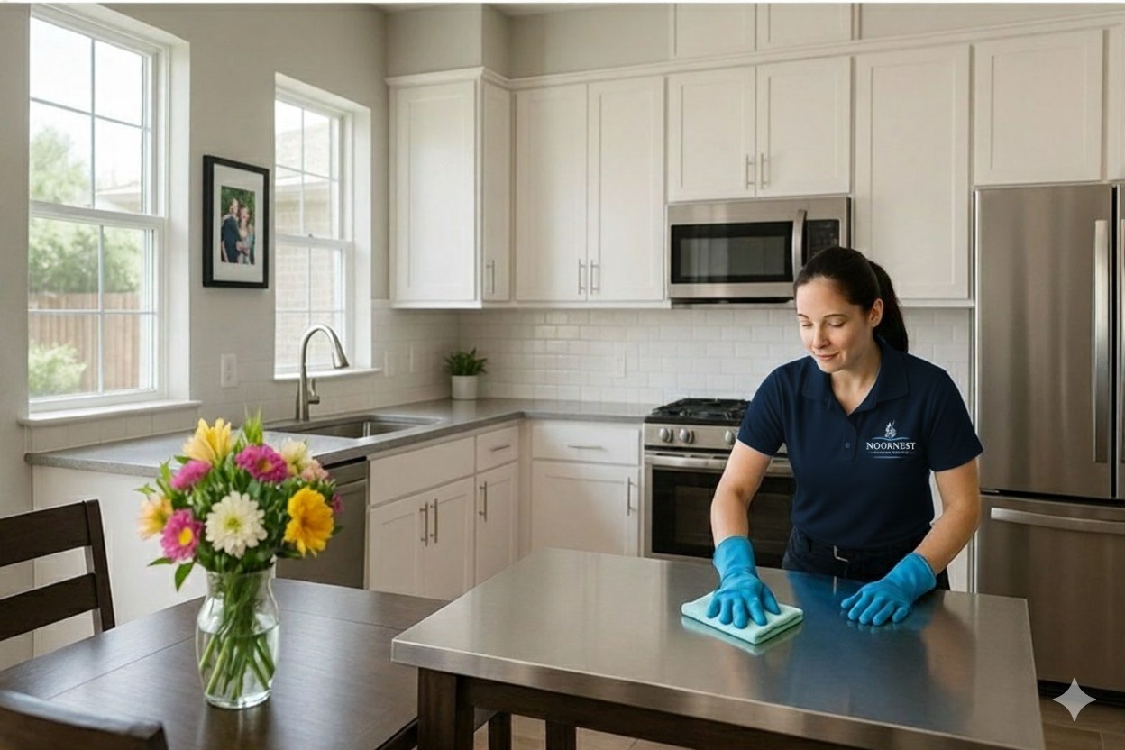 Clean and tidy kitchen worktops