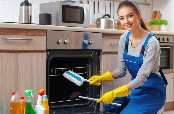 Shining kitchen sink and worktop